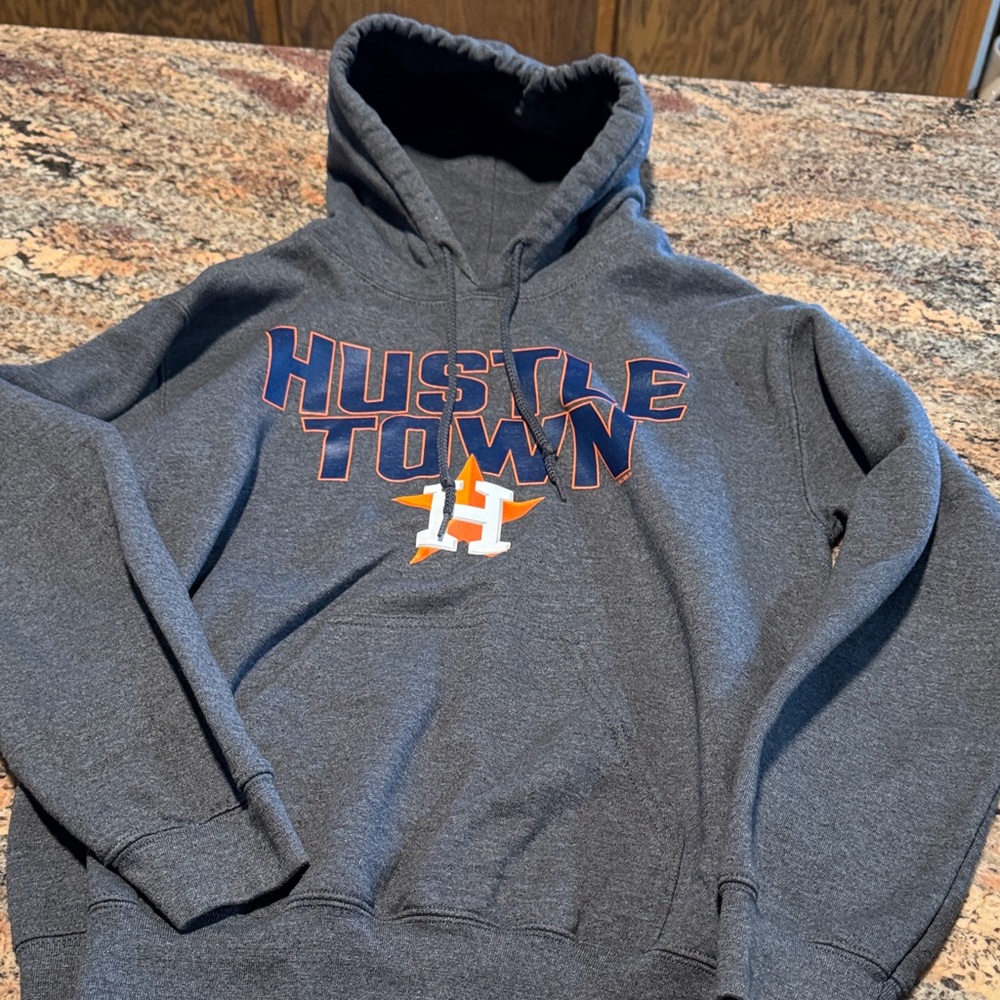 Gray Houston Astros  Hustle Town Hoodie